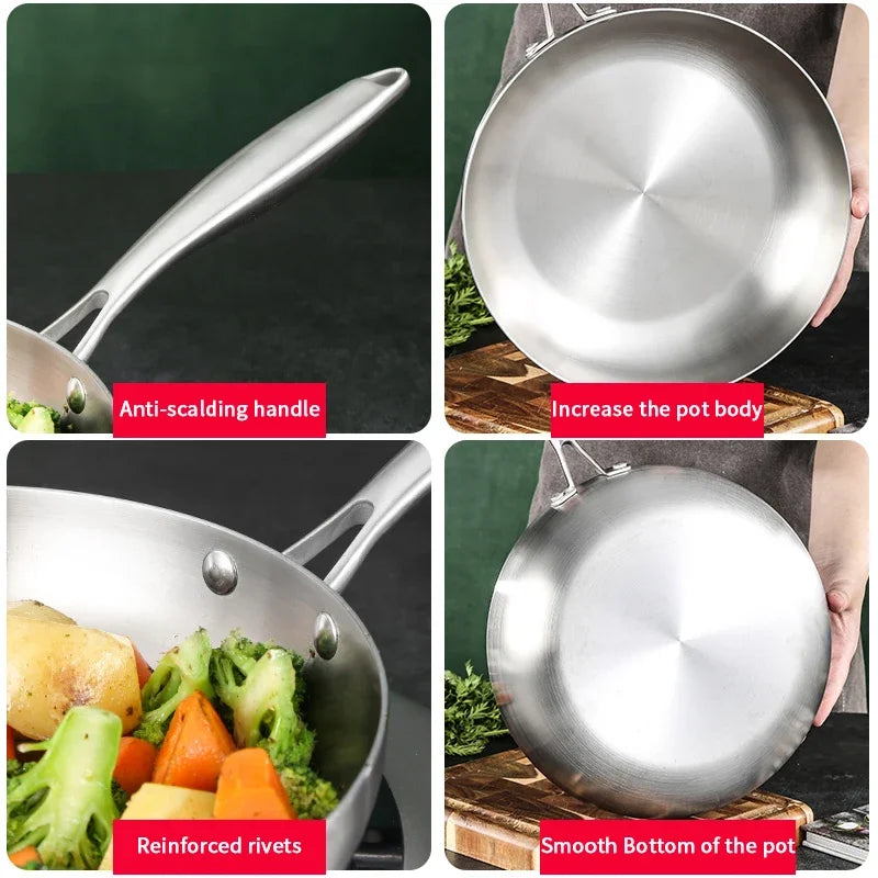 Stainless Steel Frying Pan