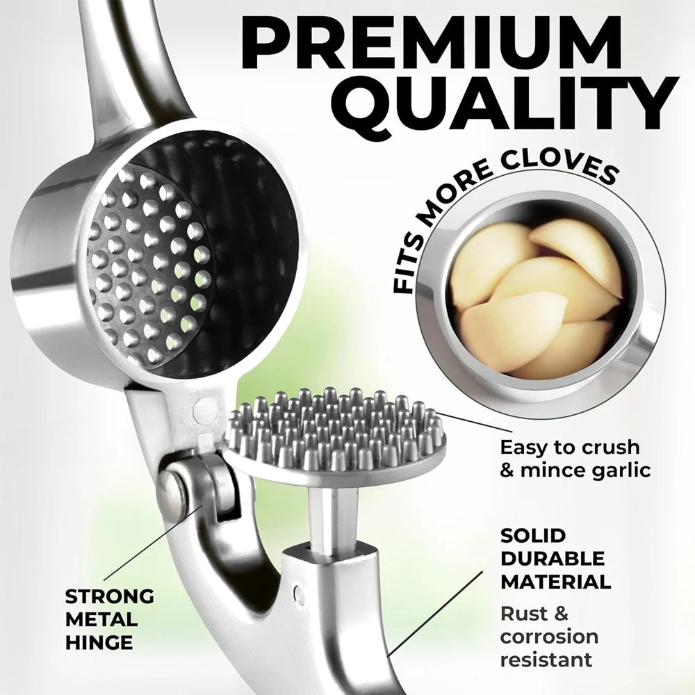 Stainless Steel Garlic Press